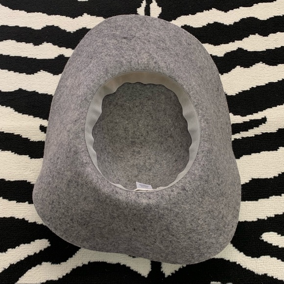 Halogen Wide Brim Wool Floppy Hat Gray - Picture 8 of 10